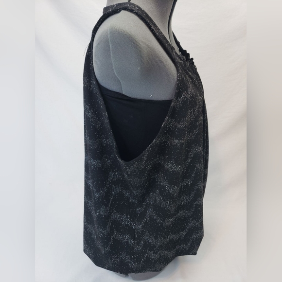 NWT ANTHROPOLOGIE Carly Shimmer tank top - Picture 5 of 10